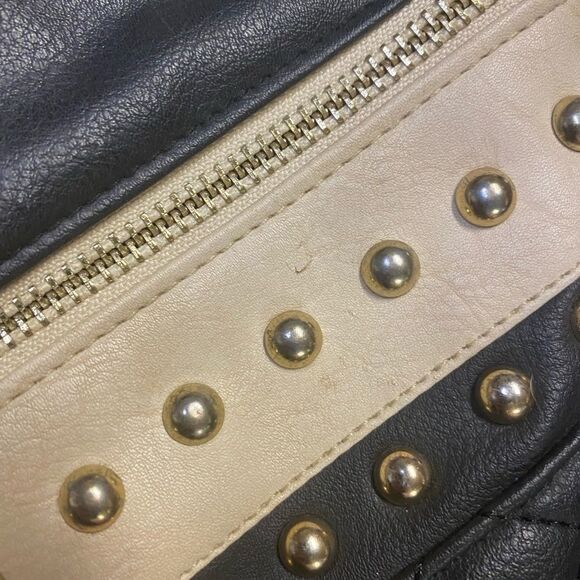 black & cream cross body purse - Picture 10 of 16